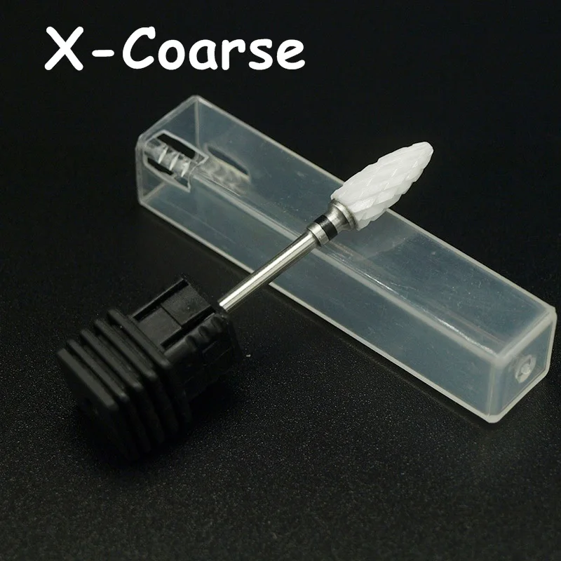 Nail Drill Bits Ceramic Nozzle Nail Art Drill Bit Mill Cutter For Nail Electric Drill Manicure Machine Device Accessory Remove Acrylic polish