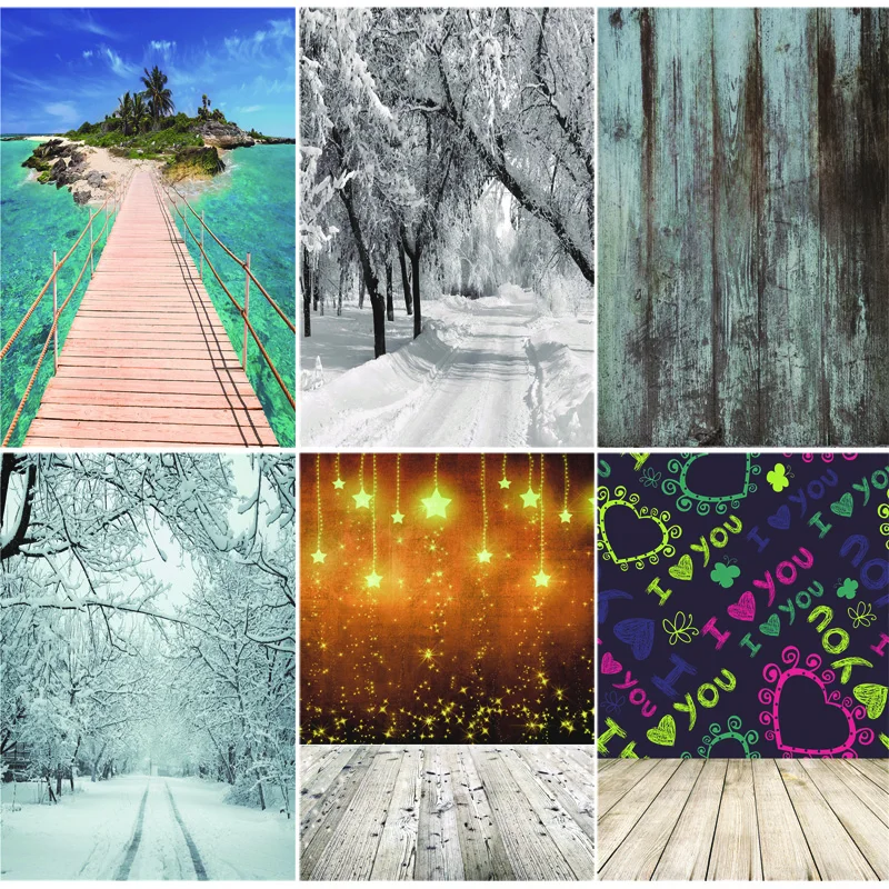 

Vinyl Custom Photography Backdrops Prop Wooden Planks Theme Photography Background #TR-02