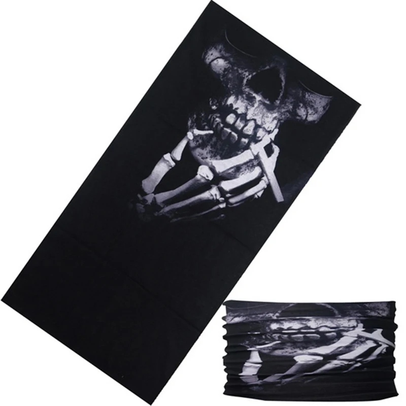 Cycling Bandana Bandana Headscarf Cotton Bandana Camouflage Bandana Motorcycle Bandana Multifunctional Bandana Bandana Neck Cover New Design Fashion Hip-hop Skull Bandana For Boy