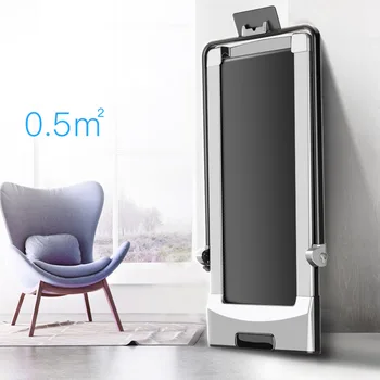 

Foldable Electric Treadmill With Mini Handrail Electric Running Training Fitness Treadmill Intelligent Body Sensing Home Fitness