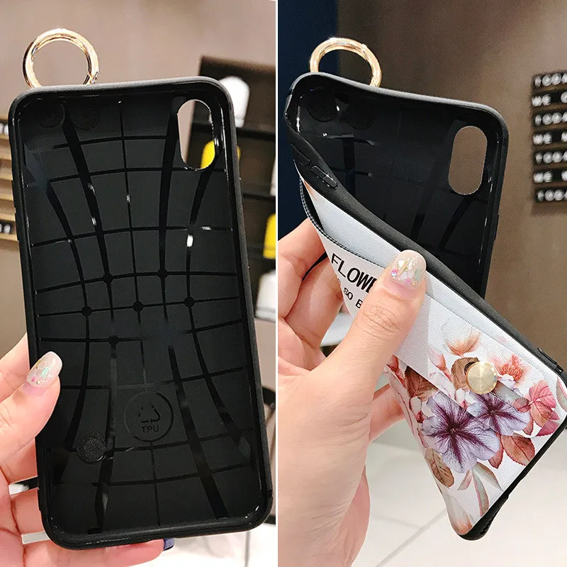 SoCouple Stylish Wrist Strap Phone Holder Case for Huawei and Honor Smartphones