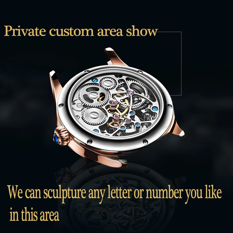 GIV часы оригинальные Tourbillon механические сапфировые мужские Стразы лучший бренд