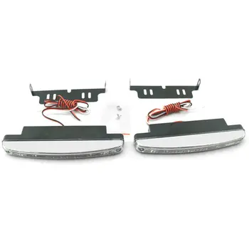 

2Pcs Car Daytime Running Led Driving Light DRL LED D Proof Fog Lights Water White Bright Auto Durable DC Head Parking Light Bulb
