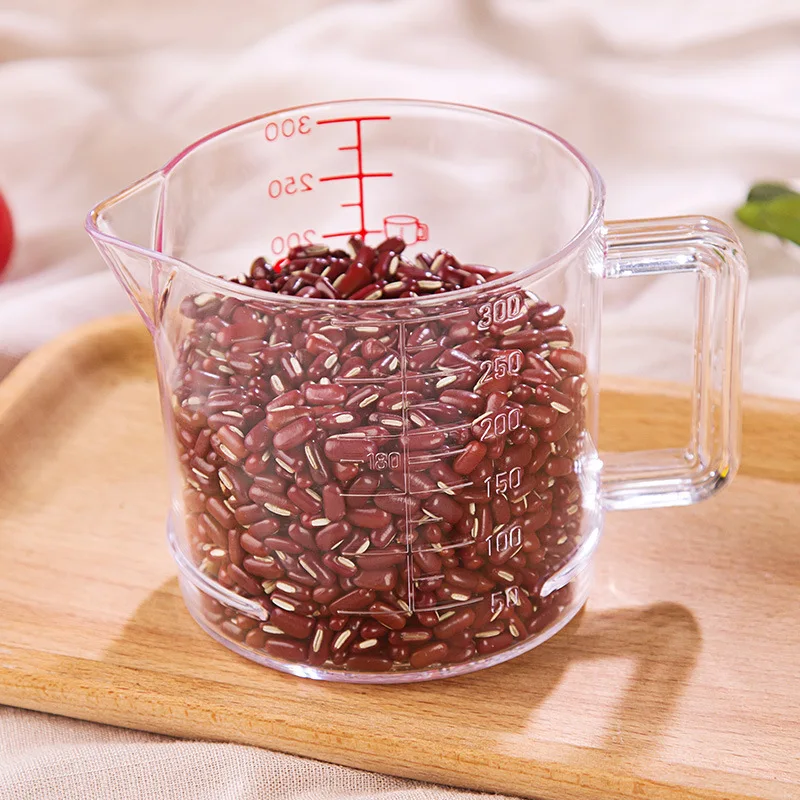 

Imported from Japan with Measuring Plastic Measuring Cups Heat-Resistant Transparent with Handle Bakery Milk Tea Milk Flour Meas