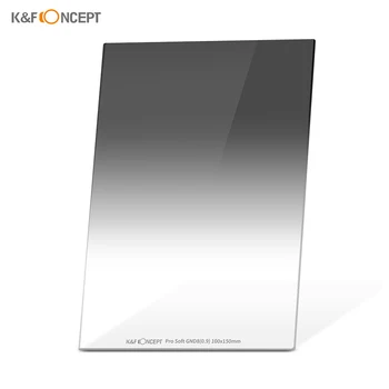 

K&F CONCEPT 100*150*2.0mm Pro Soft GND8 Square Filter 100mm Filter HD Optical Glass Waterproof Scratch Resistant photography