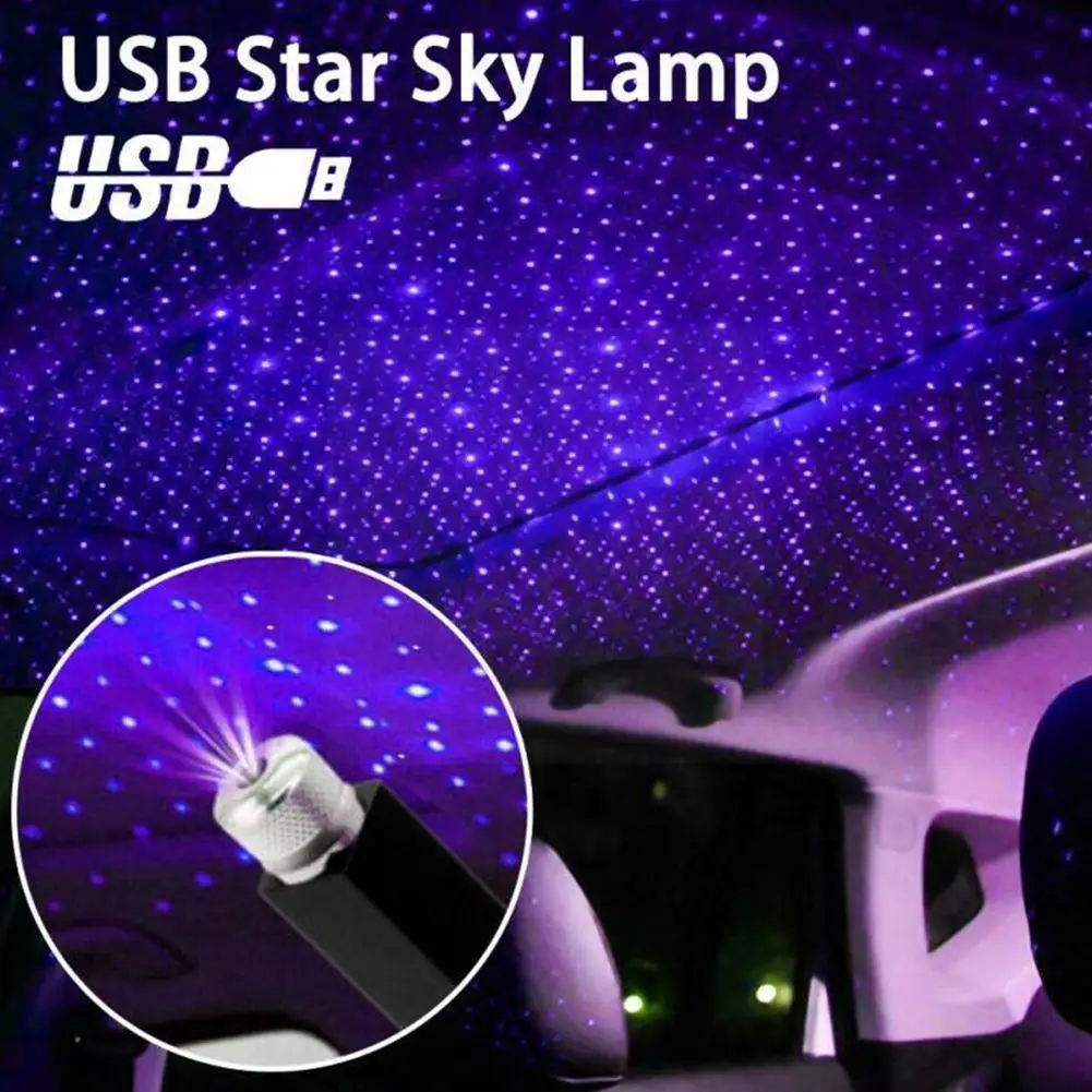 Аксессуары для автомобиля 4 в 1 внутренняя подсветка звезда окружающая Can