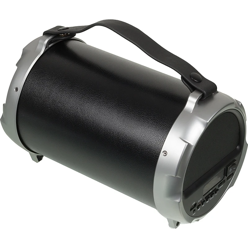 Колонка порт. Ginzzu GM-886B черный 18W 2.0 BT/3.5Jack/USB 3000mAh