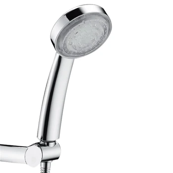 

ML-SH2 LED Rainfall Shower Head Bathroom Colorful Changing Bathing Shower Head Automatic Discoloration Waterfall Handheld