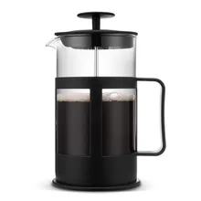 

Coffee French Press Tea Maker 12Oz Thickened Black Borosilicate Glass Coffee Press Rust-Free and Dishwasher Safe French Presses