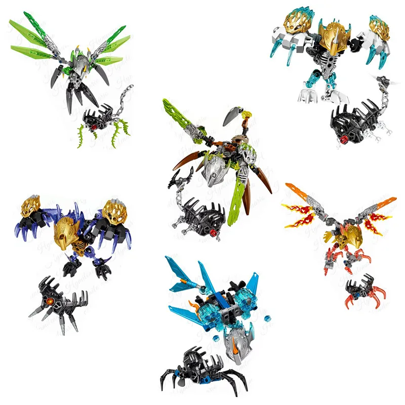 2019 Hero Factory Bionicle Ikir Uxar Ketar Terak робот солдат Akida фигурки строительные блоки