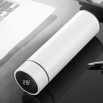 Smart Insulation Cup Male and Female Student Portable Water Cup Creative  Mass Simple Temperature Tea Cup 6