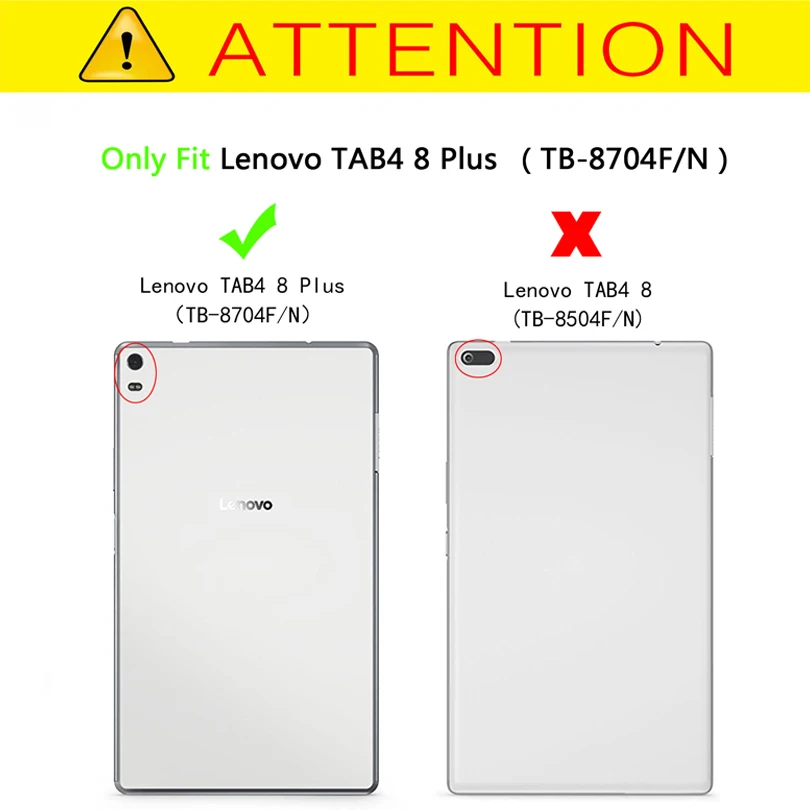 Чехол для lenovo Tab4 tab 4 8 plus магнитный спящий/пробуждающий Ультратонкий чехол из