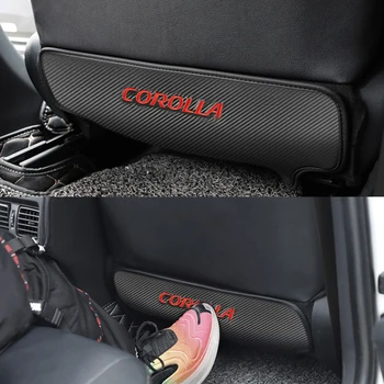 

1pcs Car Seat Back Anti-Kick Cushion Pad Rear Seat Passenger Anti-Dirty Kick Pad for Toyota corolla accessories car styling