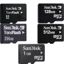 Sandisk micro tf cartão de memória sdhc telefone cartão flash 64m 128m 256m 512mb 1gb classe 4 c4 frete grátis
