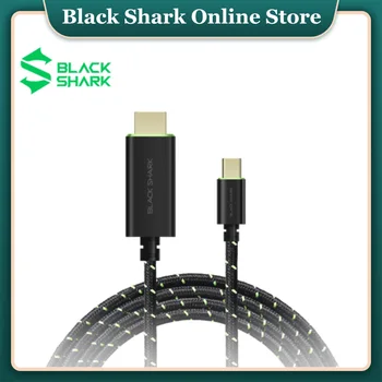 

Xiaomi Black Shark Type-C To HDMI Cable Braided Wire Gold-plated Process Game Projection For Black Shark 2/3/3pro Mobile Phone