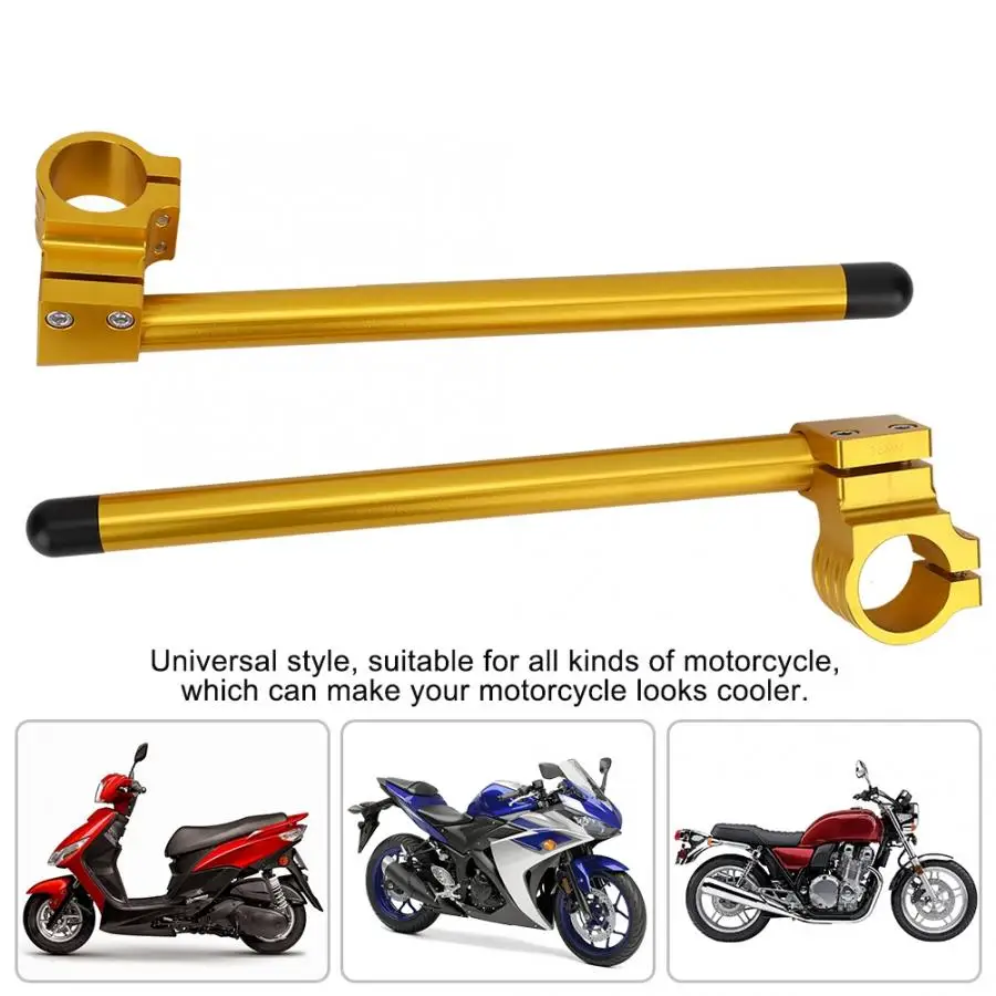 Motocicleta Универсальный алюминиевый Золотой руль для мотоцикла Модифицированная разделительная ручка аксессуар для мотоциклов aksesuarlari