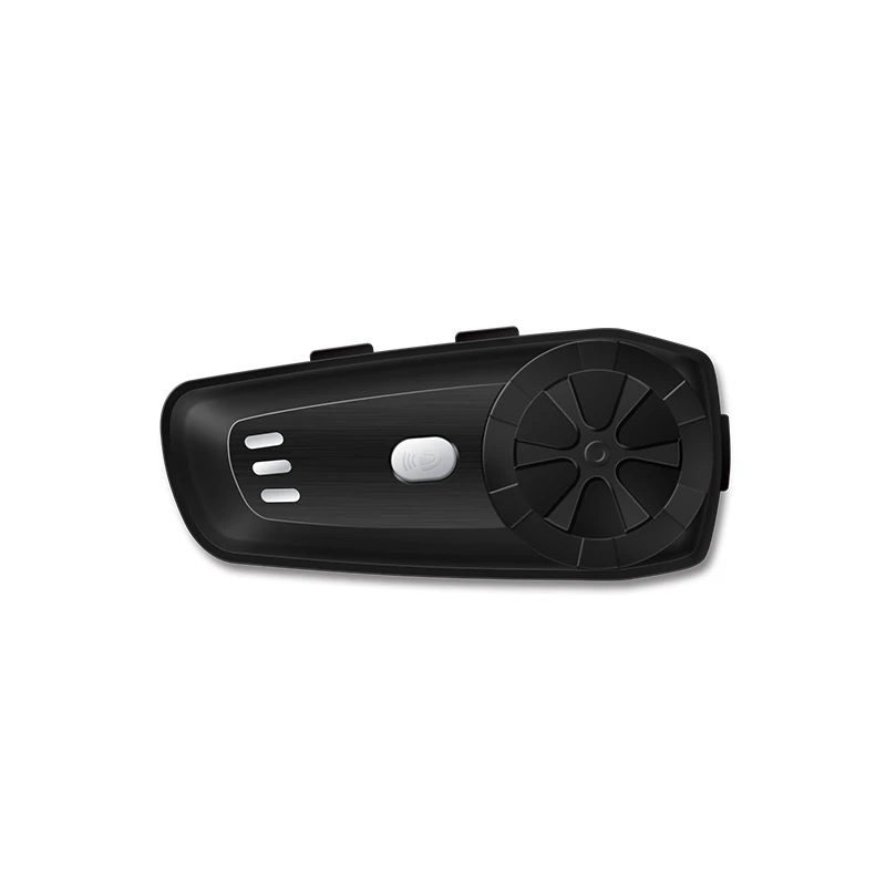 1 шт. мотоциклетный шлем Bluetooth гарнитура M6 беспроводной домофон оборудование для верховой езды гарнитура полностью закрытая интегрированная рация F - Цвет: Black