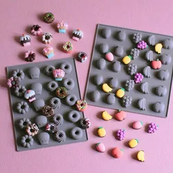New Silicone Chocolate Mold 3D Shapes Mold Fun Baking Tools For Jelly Candy Donuts Fruit Cake Kitchen Gadgets DIY Homemade