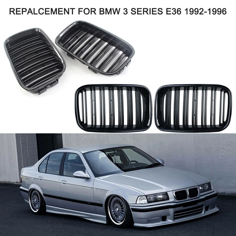 

Решетки радиаторные черные для BMW 3 серии E36 1992-1996