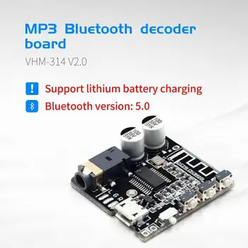 

MP3 bluetooth Decoder Board VHM-314 V.20 Audio Receiving and Decoding Board 5.0 Lossless Car Audio Decoder Amplifier Module