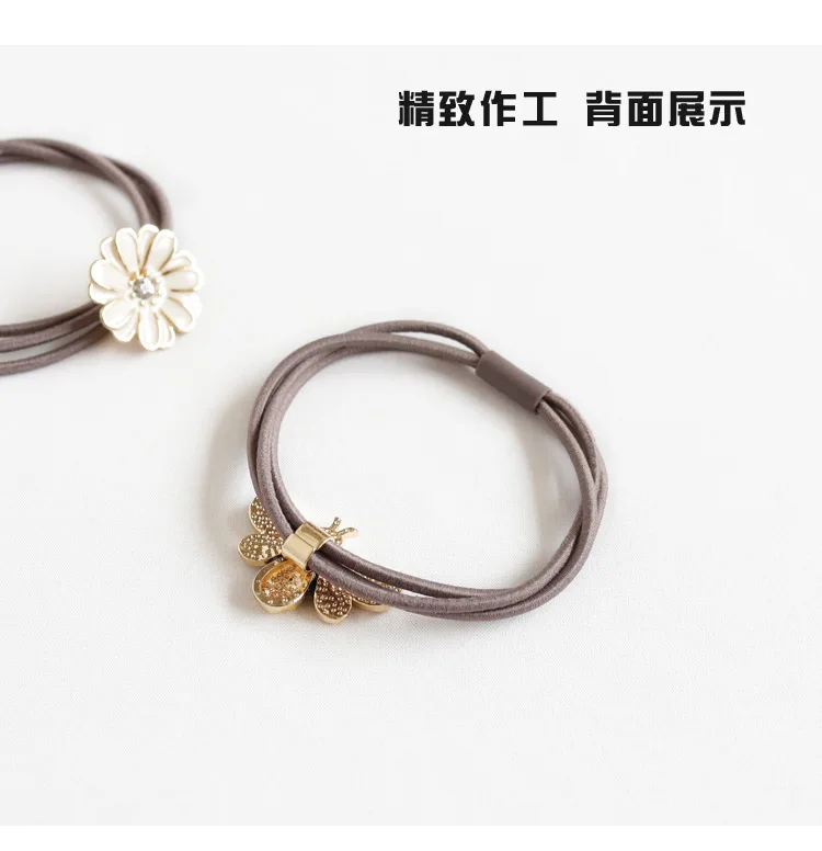Цветы маленькой пчелы онлайн знаменитостей Hairband украшения для волос оптом Южная Корея головной убор женский Свежий кожаный чехол головной убор