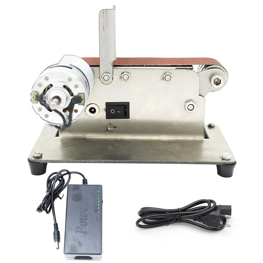 

Professional Mini Vertical Belt Machine DIY Polishing Machine Fixed-angle Sharpener Metal Fixed Angle Sharpening Machine EU