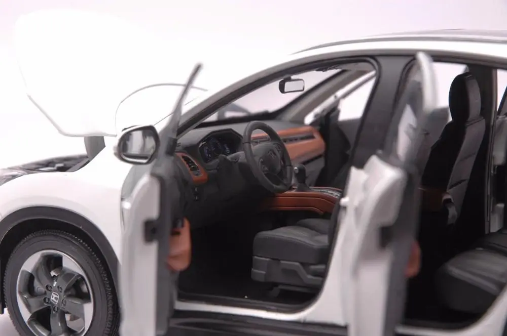 1:18 литая под давлением модель для Honda Vezel HR-V Белый внедорожник игрушечный автомобиль миниатюрная коллекция подарки HRV HR V