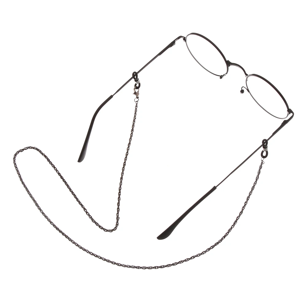Модный простой металлический нескользящий винтажный шнурок для очков, очки для чтения, шейный ремешок, веревка, аксессуары для глаз