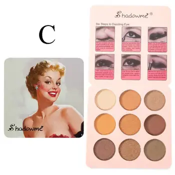 

HOT SALE 9 Colors Waterproof Nude Matte Eye Shadow Makeup Not Looming Eye Shadow Pallete Waterproof Eye Cosmetics Makeup TSLM1