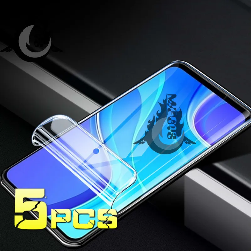 Screen Protector For Xiaomi Redmi Note 8 7 9 5 Pro Max 9s 8t 7a 8a 9a 9t k20 k30 poco x3 f2 pro Hydrogel Film | Мобильные телефоны