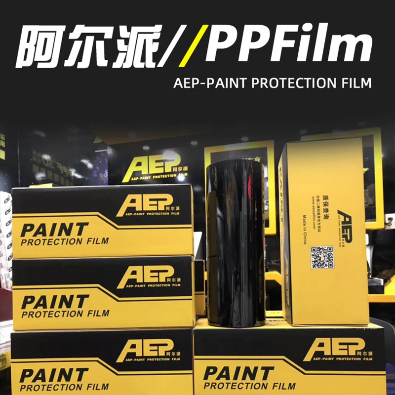 

AEP 30CM*8M DIY TPH Transparent Black Car Headlight Taillight Protective Film For Car Accessories Anti-scratch Sticker New Hot
