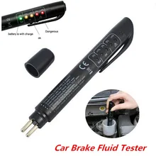 Мини электронный тормоз жидкостный тестер безопасный вождение автомобиля диагностические инструменты светодиодный ручка такая же функция, как алкотестер