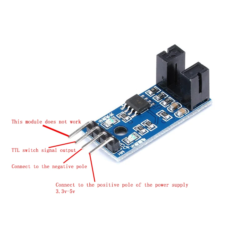 Module de capteur de vitesse pour Arduino /PIC, 100 pièces, 3.3V-5V, Module  de compteur de générateur de Tacho, optocoupleur, Kit de bricolage -  AliExpress