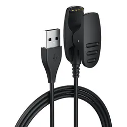 Universal Smart Watch USB Charging Cable Dock Cradle Charger (1 Meter) - Suunto 5 (Black)