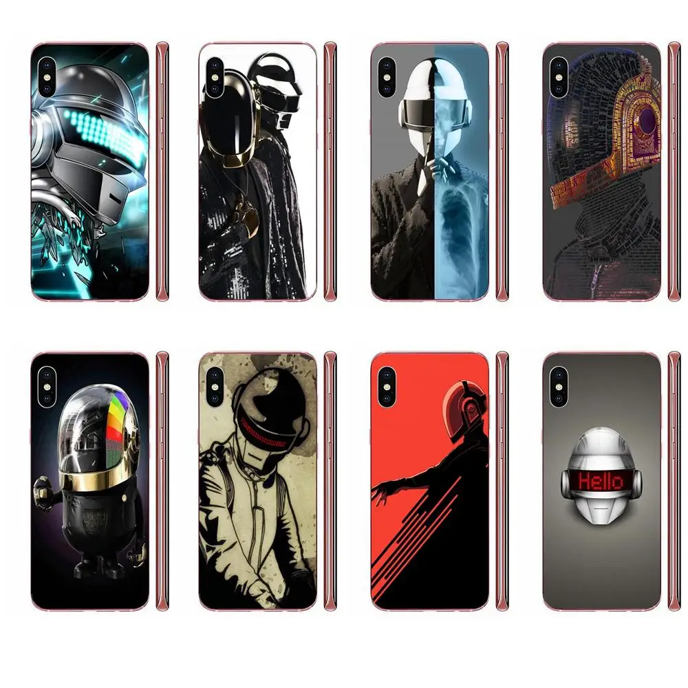 For Xiaomi CC9 CC9E Mi 3 4 4i 5 5S 6 6X 8 9 SE Play Plus Pro Lite A1 Mix 2 Note TPU Transparent Cover Bag Daft Punk Music | Мобильные