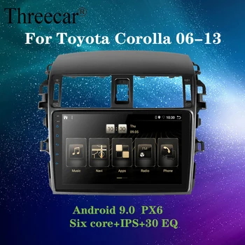 

2 din Car Radio Multimedia Navigation GPS 3G/4G Android 9.0 PX6 4G+32G for Toyota Corolla 2006-2013 DAB+ no dvd TDA 7851