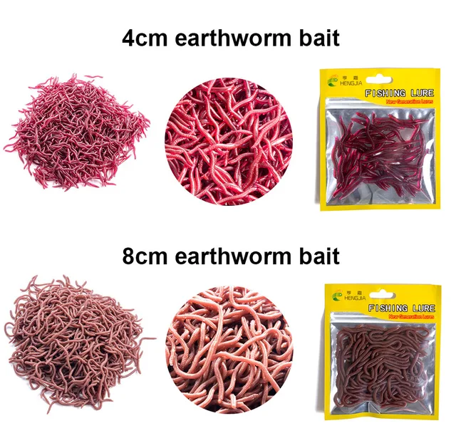 Earthworm Artificial Bait, Fishing Accessories Baits