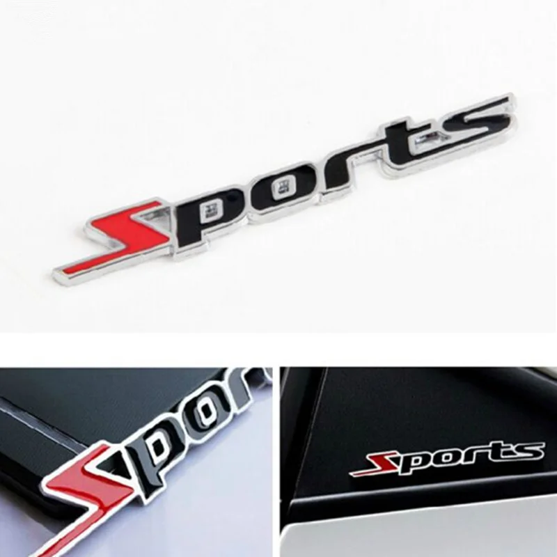 Car Styling 3D Metal Car Stickers Sport for Nissan Teana X Trail 