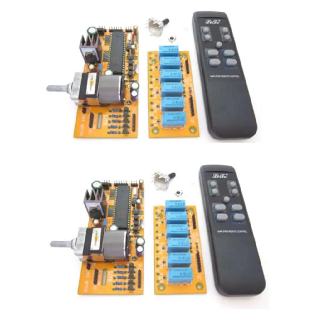 2pcs MV04 Quadruple ALPS Motorized Remote Control+Input Potentiometer 9-12V AC Remote Control Board