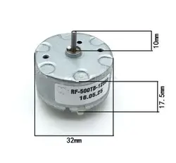 2 Клеммы Миниатюрный мотор-500-12560 3 В-12 В