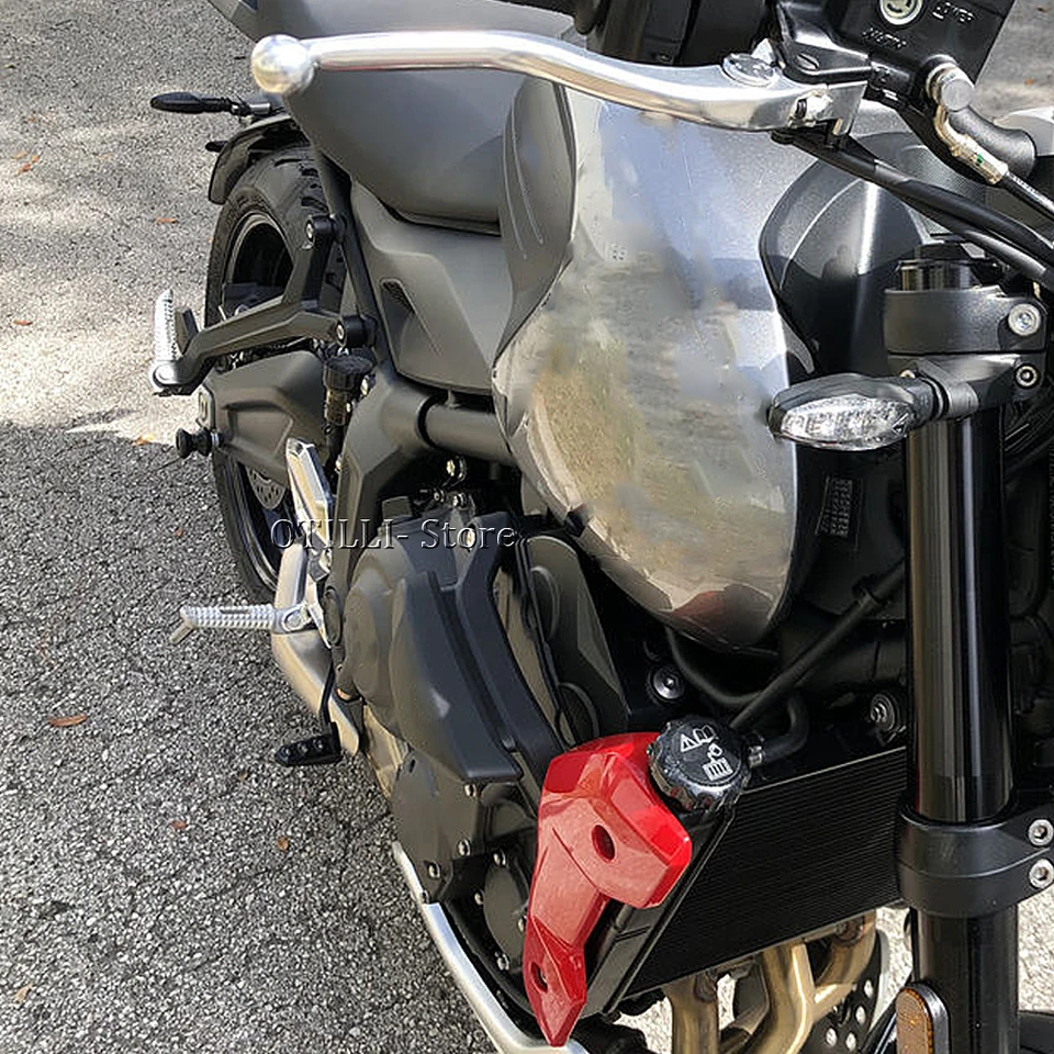 Motorcycle Engine Guard Crash Bars For Triumph Trident 660 2021-2022 - Black Steel Frame Protectors