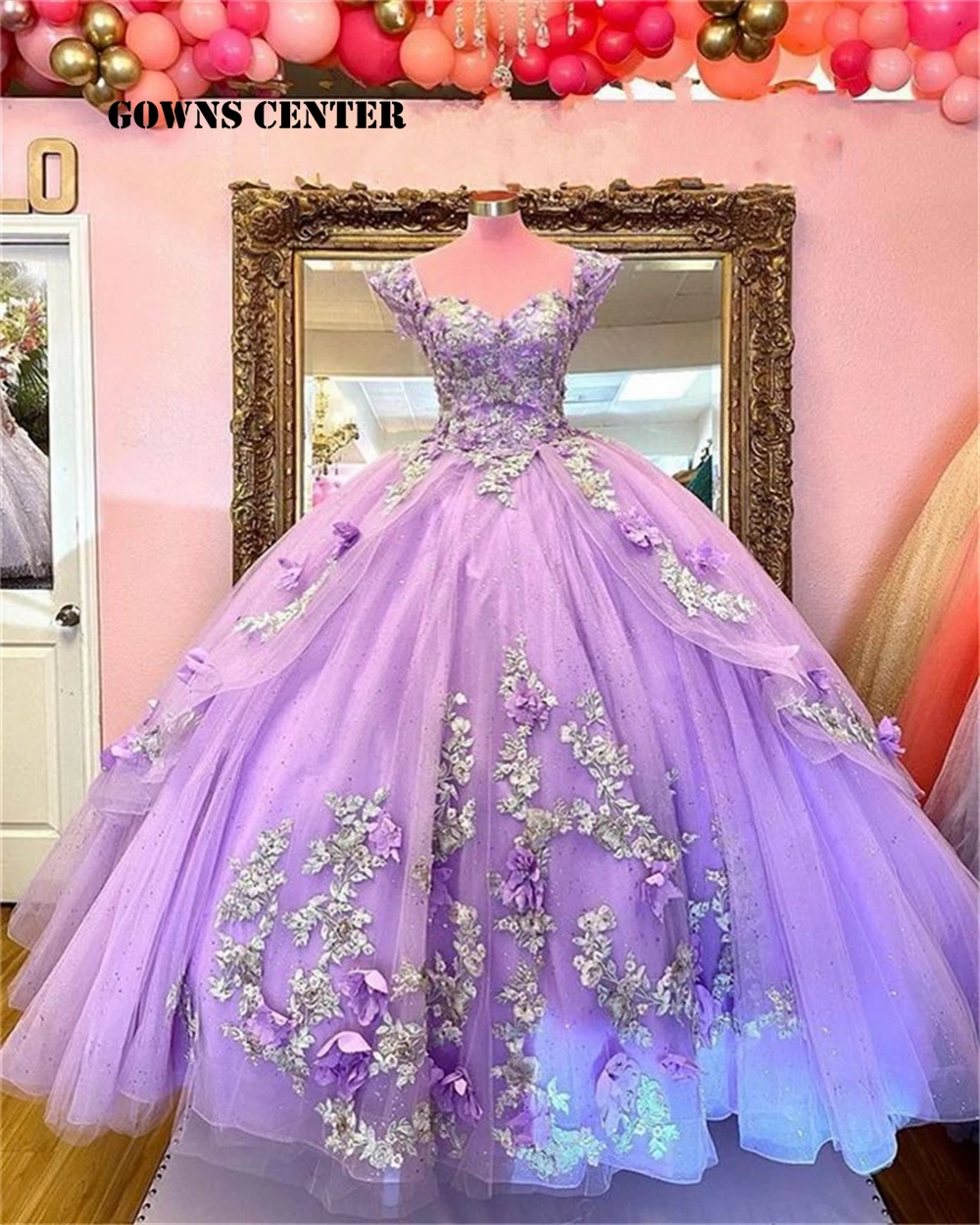 Purple Princess Ball Gown Quinceańera Dress Sweet 16 Dress   fg1006 main image 0