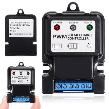 

Durable 6V 12V 10A Auto Solar Panel Charge Controller Battery Charger Regulator Hot Solar Controllers