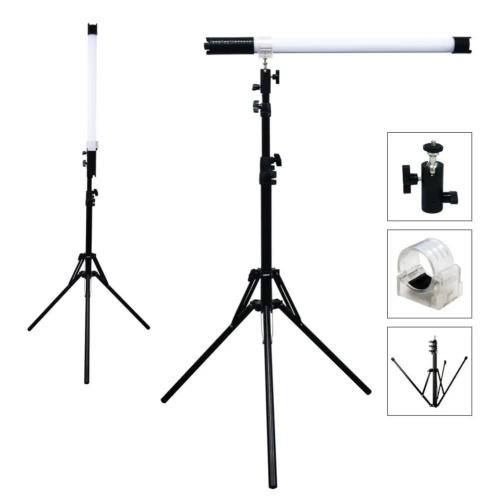 

Yidoblo LT-RGB2 LT-RGB4 LED Light RGB Built-in Battery Photography Lighting Led Studio Light with Tripod Light Kit