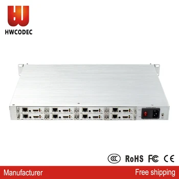 

HWCODEC H5118P HDMI Encoder H.264 Encoder Video Encoder 8 ChHD 1080P RTSP RTMP RTMPS UDP HTTP ONVIF Video Streaming Encoder