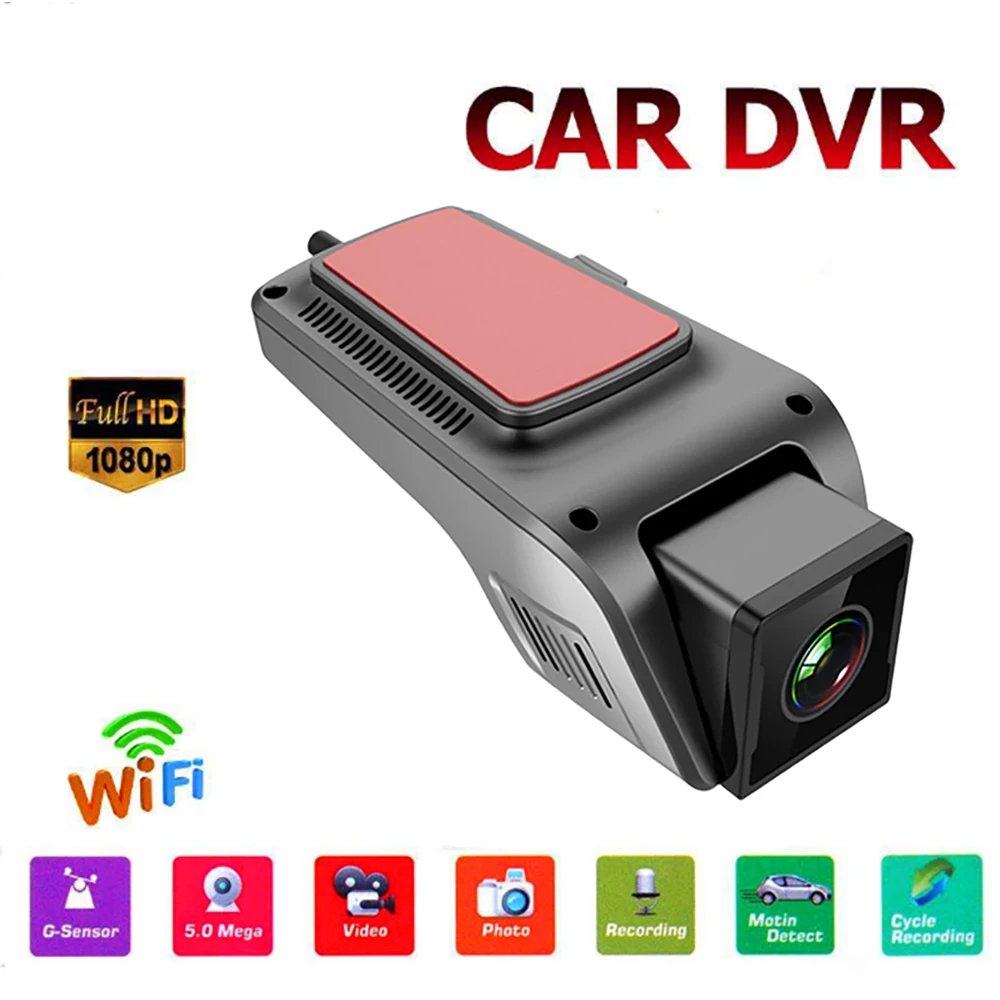 Dash Cam WiFi Car DVR 1080P Full HD Vehicle Video Recorder Motion Detector Camera Parking Monitor Night Vision G-sensor | Автомобили и