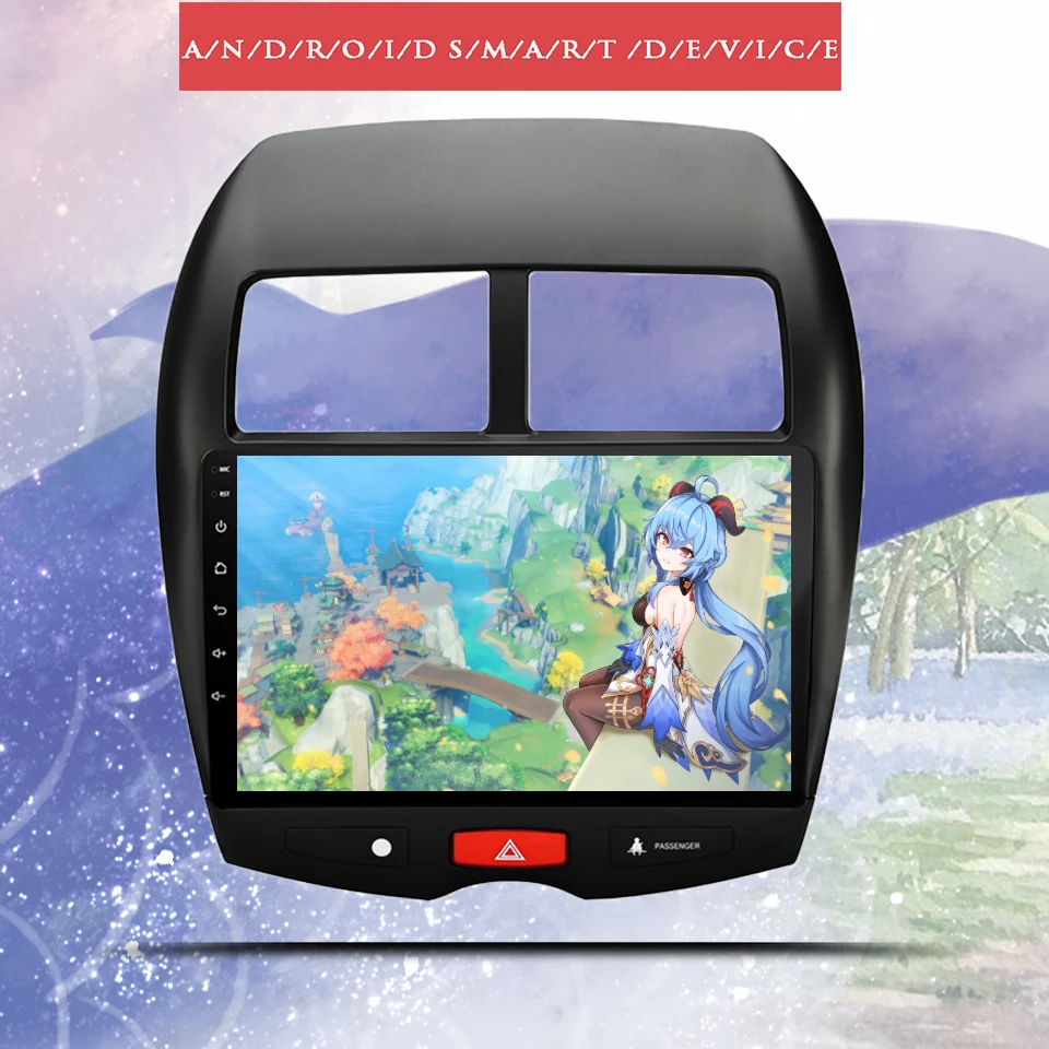 10.2" Android 11.0 Octa Core Car Gps Radio For Mitsubishi Asx Citroen