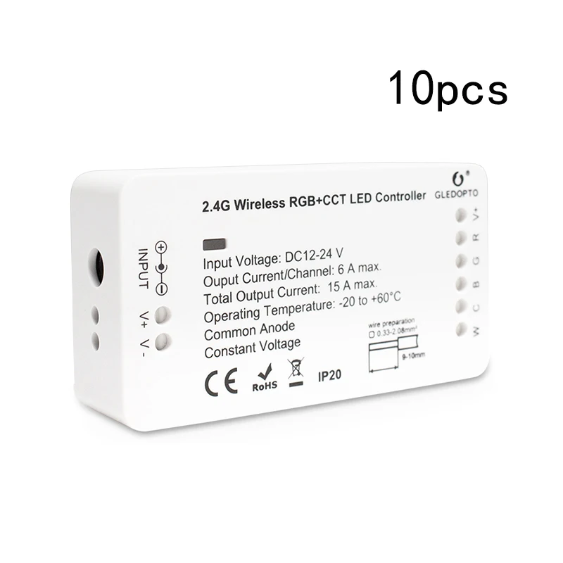 10 шт. G светодиодный OPTO RGB+ CCT Zigbee умный светодиодный ...