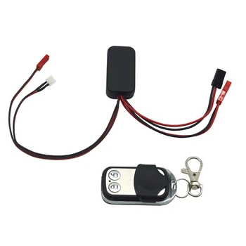 

1:10 RC Rock Crawler Automatic Simulated Winch Control Wireless Remote & Receiver for Axial SCX10 RC4WD D90 Climbing Car Parts