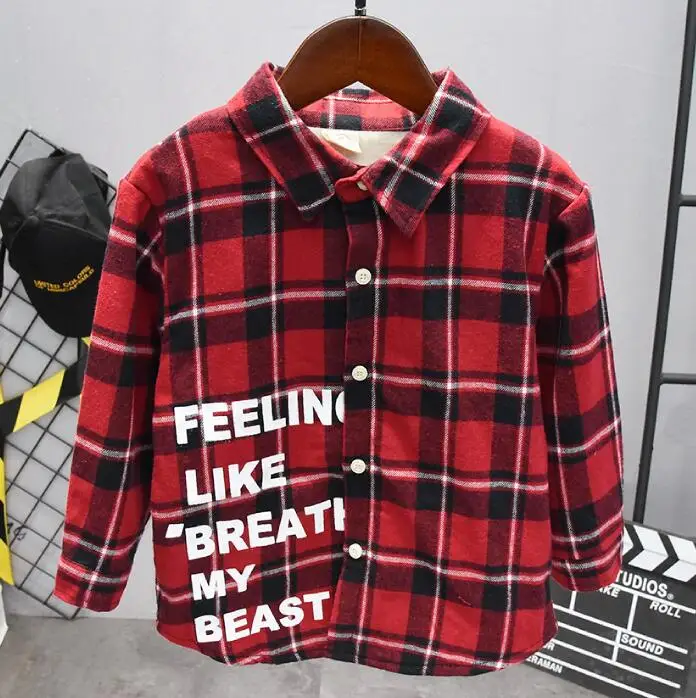 shirts Детская одежда Зимний спортивный костюм для мальчиков Детская плюшевая рубашка плюшевая футболка плюшевые штаны комплекты одежды для мальчиков Детский Повседневный костюм - Цвет: shirts